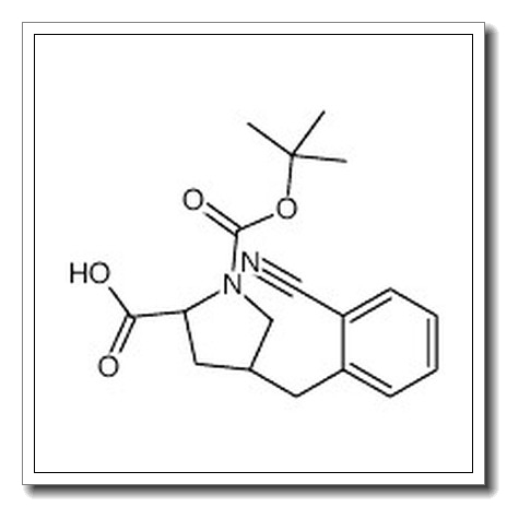 (2S,4R)-4-[(2-cyanophenyl)methyl]-1-[(2-methylpropan-2-yl)oxycarbonyl]pyrrolidine-2-carboxylic acid