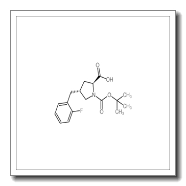 (2S,4R)-1-(反式-叔丁氧基羰基)-4-(2-氟苄基)吡咯-2-羧酸