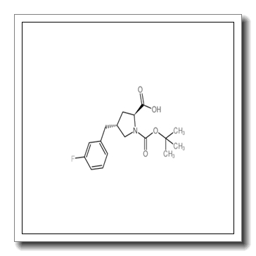 (2S,4R)-1-(叔丁氧基羰基)-4-(3-氟苄基)吡咯烷-2-甲酸