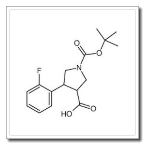Boc-(+/-)-反式-4-(2-氟-苯基)-吡咯烷-3-羧酸
