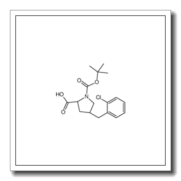 (2S,4R)-1-(反式-叔丁氧基羰基)-4-(2-氯苄基)吡咯-2-羧酸