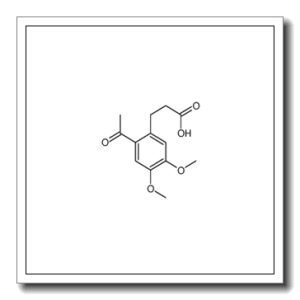 3-(2-acetyl-4,5-dimethoxy-phenyl)propanoic acid