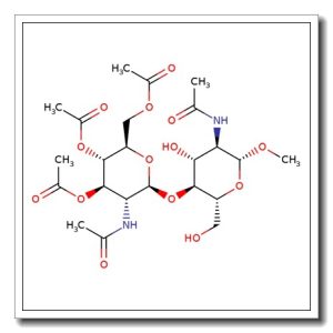 Methyl 2-acetamido-4-O-(2-acetamido-3,4,6-tri-O-acetyl-2-deoxy-b-D-glucopyranosyl)-2-deoxy-b-D-glucopyranoside