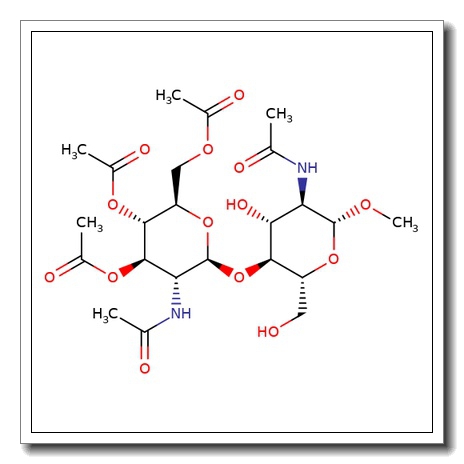 Methyl 2-acetamido-4-O-(2-acetamido-3,4,6-tri-O-acetyl-2-deoxy-b-D-glucopyranosyl)-2-deoxy-b-D-glucopyranoside CAS 97242-82-5