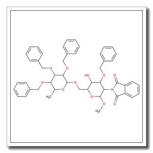 Methyl 3-O-benzyl-6-O-(2,3,4-tri-O-benzyl-a-L-fucopyranosyl)-2-deoxy-2-phthalimido-b-D-glucopyranoside