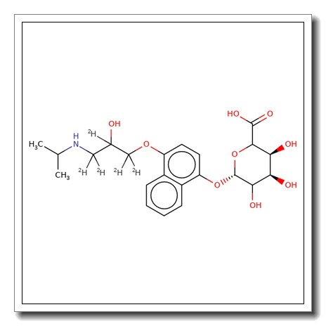 4′-Hydroxypropanolol D-glucuronide D5