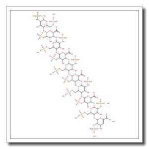 Heparin derived dp10 saccharide ammonium salt