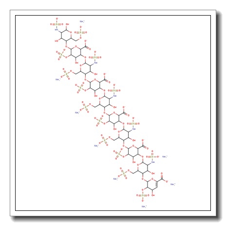 Heparin derived dp10 saccharide ammonium salt