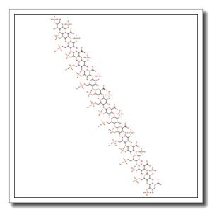 Heparin derived dp18 saccharide ammonium salt