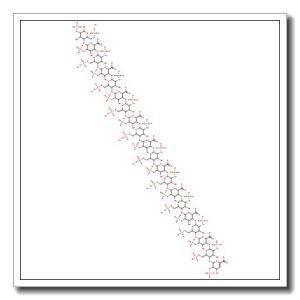 Heparin derived dp20 saccharide ammonium salt