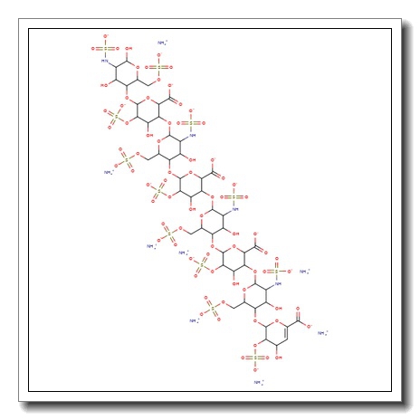 Heparin derived dp8 saccharide ammonium salt