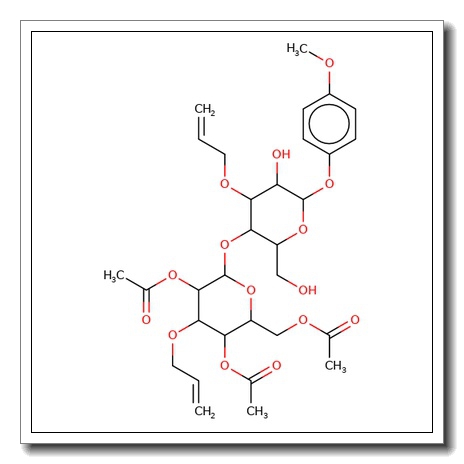 4-Methoxyphenyl 4-O-(2,4,6-tri-O-acetyl-3-O-allyl-β-D-galactopyranosyl)-3-O-allyl-β-D-glucopyranoside