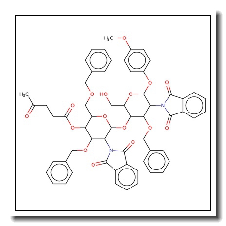 4-Methoxyphenyl 4-O-(3,6-di-O-benzyl-2-deoxy-4-O-levulinoyl-2-phthalimido-b-D-glucopyranosyl)-3-O-benzyl-2-deoxy-2-phthalimido-b-D-g  lucopyranoside