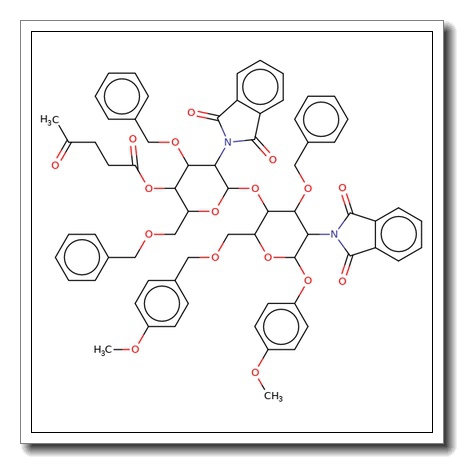 4-Methoxyphenyl 4-O-(3,6-di-O-benzyl-2-deoxy-4-O-levulinoyl-2-phthalimido-b-D-glucopyranosyl)-3-O-benzyl-2-deoxy-6-O-(4-methoxybenzy  l)-2-phthalimido-b-D-glucopyranoside