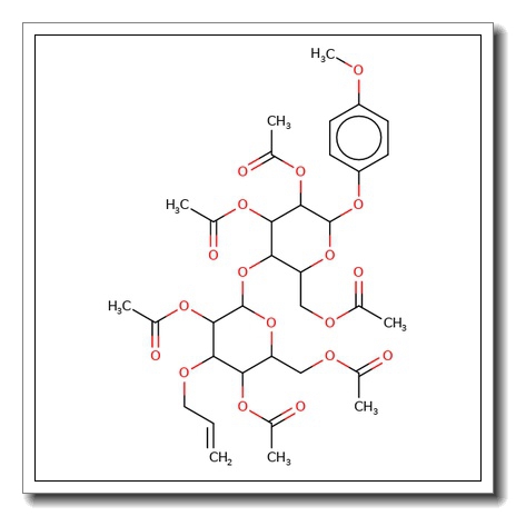 4-Methoxyphenyl 2,3,6-tri-O-acetyl-4-O-(2,4,6-tri-O-acetyl-3-O-allyl-β-D-galactopyranosyl)-β-D-glucopyranoside