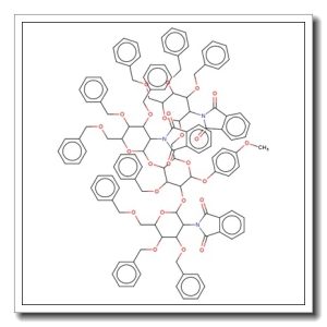 4-Methoxyphenyl 2,4,6-tri-O-(3,4,6-tri-O-benzyl-2-deoxy-2-phthalimido-β-D-glucopyranosyl)-3-O-benzyl-α-D-mannopyranoside