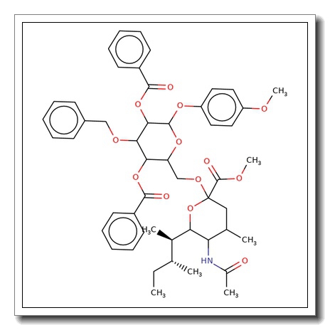 4-Methoxyphenyl 2,4-di-O-benzoyl-3-O-benzyl-6-O-(methyl 5-acetamido-4,7,8,9-tetra-O-acetyl-3,5-dideoxy-D-glycero-alpha-D-galacto-2-n onulopyranosylonate)-beta-D-galactopyranoside