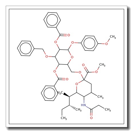 4-Methoxyphenyl 2,4-di-O-benzoyl-3-O-benzyl-6-O-[methyl 5-(acetoxyacetamido)-4,7,8,9-tetra-O-acetyl-3,5-dideoxy-D-glycero-alpha-D-ga lacto-2-nonulopyranosylonate]-beta-D-galactopyranoside