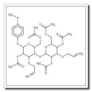 4-Methoxyphenyl 2,6-di-O-acetyl-4-O-[2,4,6-tri-O-acetyl-3-O-allyl-β-D-galactopyranosyl]-3-O-allyl-β-D-glucopyranoside