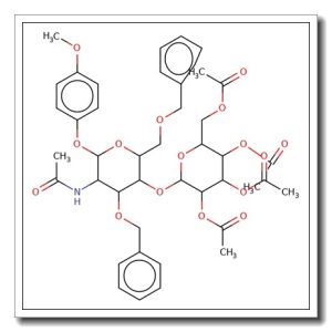 4-Methoxyphenyl 2-acetamido-4-O-(2,3,4,6-tri-O-acetyl-b-D-glucopyranosyl)-3,6-di-O-benzyl-2-deoxy-b-D-glucopyranoside