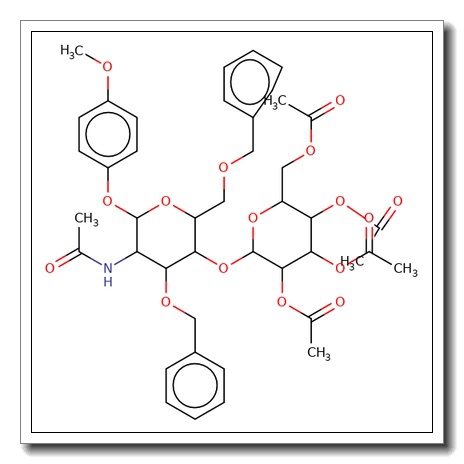 4-Methoxyphenyl 2-acetamido-4-O-(2,3,4,6-tri-O-acetyl-b-D-glucopyranosyl)-3,6-di-O-benzyl-2-deoxy-b-D-glucopyranoside