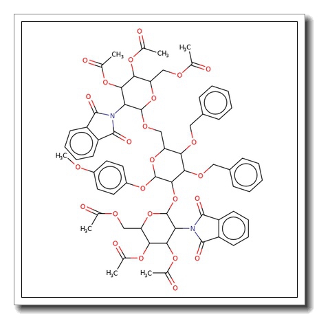 4-Methoxyphenyl 3,4-di-O-benzyl-2,6-di-O-(3,4,6-tri-O-acetyl-2-deoxy-2-phthalimido-β-D-glucopyranosyl)-α-D-mannopyranoside
