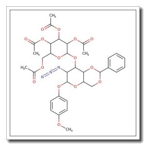 4-Methoxyphenyl 3-O-(2,3,4,6-Tetra-O-acetyl-b-D-galactopyranosyl)-2-azido-4,6-O-benzylidene-2-deoxy-b-D-galactopyranoside