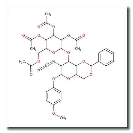 4-Methoxyphenyl 3-O-(2,3,4,6-Tetra-O-acetyl-b-D-galactopyranosyl)-2-azido-4,6-O-benzylidene-2-deoxy-b-D-galactopyranoside
