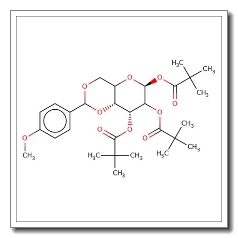 4,6-O-(4-Methoxybenzylidene)-1,2,3-tri-O-pivaloyl-b-D-glucopyranose