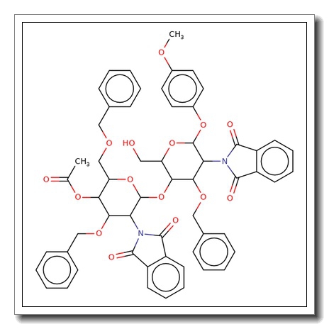 4-Methoxyphenyl 4-O-(4-O-acetyl-3,6-di-O-benzyl-2-deoxy-2-phthalimido-b-D-glucopyranosyl)-3-O-benzyl-2-deoxy-2-phthalimido-b-D-gluco  pyranoside