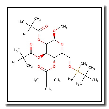 Methyl 6-O-tert-butyldimethylsilyl-2,3,4-tri-O-pivaloyl-a-D-galactopyranoside