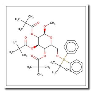 Methyl 6-O-tert-butyldiphenylsilyl-2,3,4-tri-O-pivaloyl-a-D-galactopyranoside