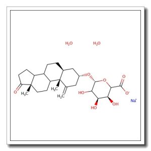 1-Methylene-5-a-androstan-3-a-ol-17-one glucuronide