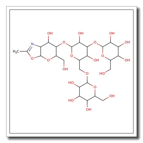 2-Methyl-(4-O-(3,6-di-O-a-D-mannopyranosyl)-b-D-mannopyrannosyl)-1,2-dideoxy-a-D-glucopyrano)-[2,1-d]-2-oxazoline