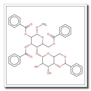 Methyl 4-O-[4,6-O-(benzylidene)-b-D-galactopyranosyl] b-D-galactopyranoside tribenzoate