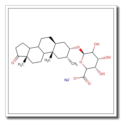 2-a-Methyl-5-a-androstan-3-a-ol-17-one glucuronide