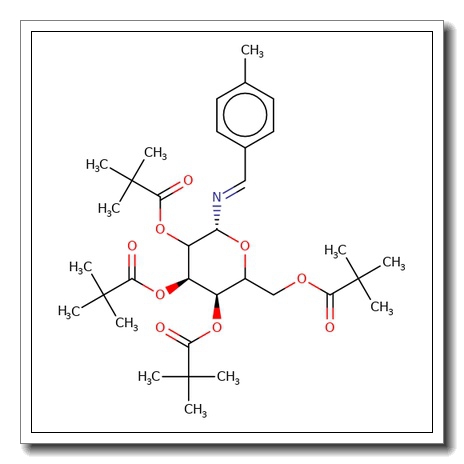 N-(4-Methylbenzyliden)imino-2,3,4,6-tetra-O-pivaloyl-D-glucopyranoside