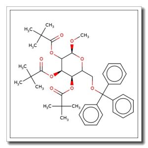 Methyl 2,3,4-tri-O-pivaloyl-6-O-trityl-a-D-glucopyranoside
