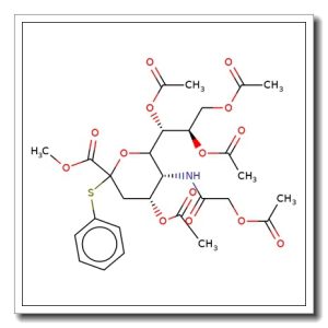Phenyl 4,7,8,9-tetra-O-acetyl-2-thio-N-glycolyl-D-neuraminic acid methyl ester