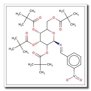 N-(3-Nitrobenzyliden)imino-2,3,4,6-tetra-O-pivaloyl-D-glucopyranoside