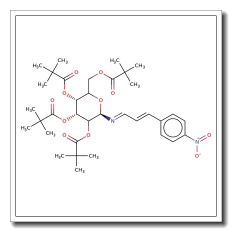 N-[(4'-Nitrophenyl)-1-propenyl]imino-2,3,4,6-tetra-O-pivaloyl-D-glucopyranoside