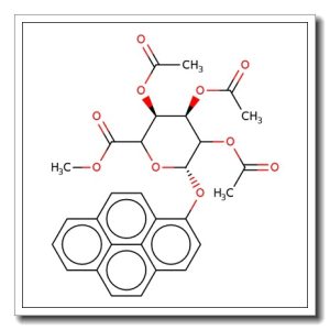 1-Pyrenyl-2,3,4-tri-O-acetyl-b-D-glucuronide methyl ester