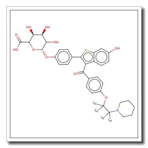 Raloxifene 4′-D-glucuronide D4