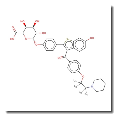 Raloxifene 4′-D-glucuronide D4