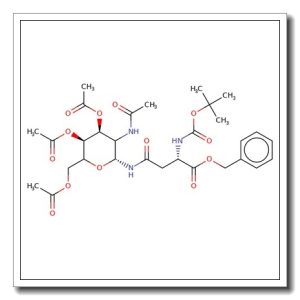 2N-Boc-4N-(2-acetamido-2-deoxy-3,4,6-tri-O-acetyl-b-D-glucopyranosyl)-L-asparagine-O-benzyl ester