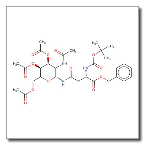 2N-Boc-4N-(2-acetamido-2-deoxy-3,4,6-tri-O-acetyl-b-D-glucopyranosyl)-L-asparagine-O-benzyl ester