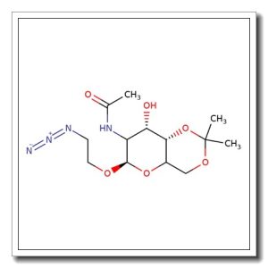 2-Azidoethyl 2-acetamido-2-deoxy-4,6-O-isopropylidene-b-D-glucopyranoside