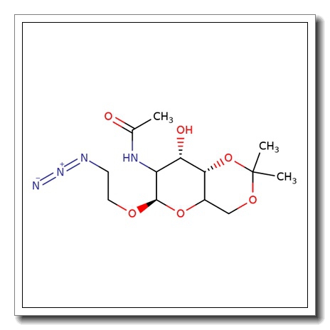 2-Azidoethyl 2-acetamido-2-deoxy-4,6-O-isopropylidene-b-D-glucopyranoside