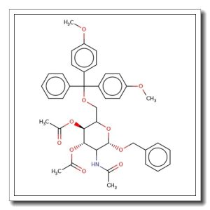 Benzyl 2-acetamido-3,4-di-O-acetyl-2-deoxy-6-O-DMT-a-D-galactopyranoside