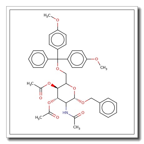 Benzyl 2-acetamido-3,4-di-O-acetyl-2-deoxy-6-O-DMT-a-D-galactopyranoside
